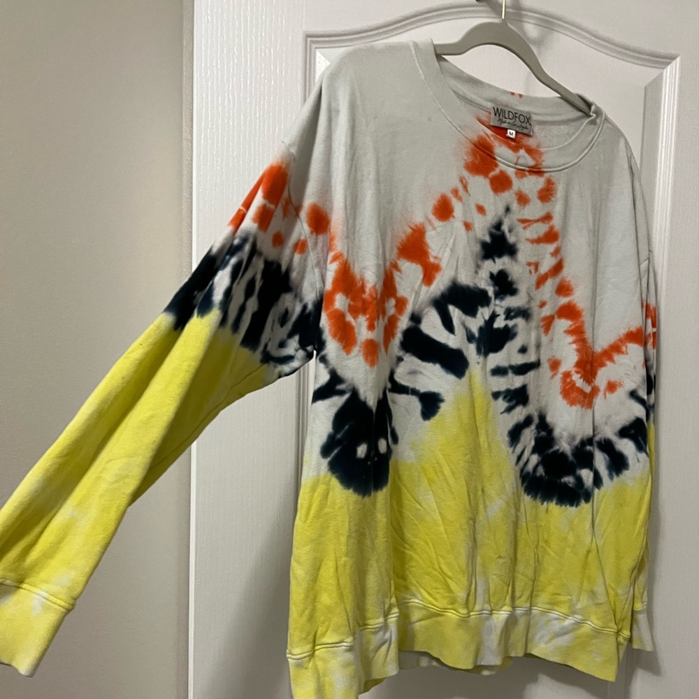 Wildfox tie dye pullover